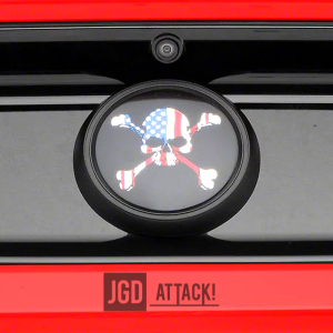 Decklid Panel Emblem - American Skull (MUSTANG 15-23)