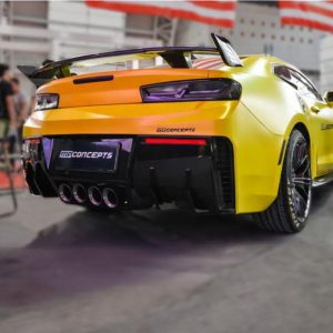 AA Big Rear Spoiler - Gloss Black (CAMARO 16-23)