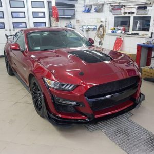 Aluminum Hood - 1:1 GT500 Style - Ikon (MUSTANG 15-17 V6, GT, Ecoboost)