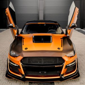 Aluminum Hood - 1:1 GT500 Style - Ikon (MUSTANG 18-23 GT, Ecoboost)