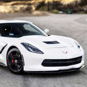 Chin Spoiler/Splitter - STAGE2 OE Style - Matte Black (CORVETTE 14-19 C7)