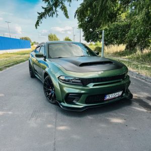DEMON Style Aluminum Hood - Unpainted (CHARGER 15-23)