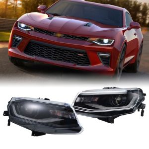 Full LED Projector Headlights - Set (CAMARO 16-18 LT/SS, 16-23 ZL1, ZL1/1LE)