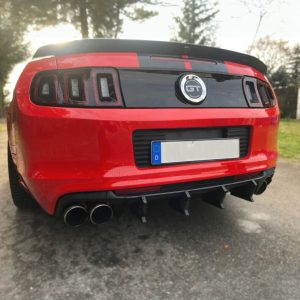 Quad Hole Rear Diffuser - V2 Competition Style (MUSTANG 13-14)
