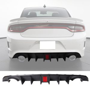Rear Bumper Lower Diffuser With LED Light (CHARGER 15-23 SRT)