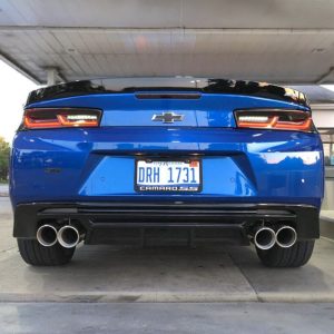 Rear Diffuser with Fins - ZL1 Style - Gloss Black (CAMARO 16-23)