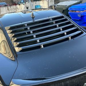 Rear Window Louvers - Gloss Black (CAMARO 10-15)