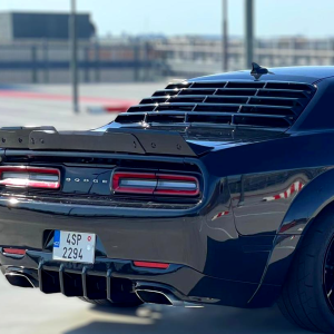 Rear Window Louvers - Gloss Black (CHALLENGER 08-23)