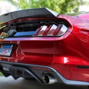 Single-Hole Exhaust Rear Diffuser - R SPEC Style (MUSTANG 15-17 GT Premium, EcoBoost Premium)