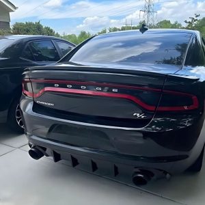 SRT Style Rear Bumper Lower Diffuser - Gloss Black (CHARGER 15-21 SXT, RT)