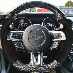 Steering Wheel - CF with Real Leather (MUSTANG 15-17)