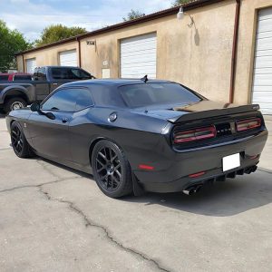 V1 IKON Rear Bumper Lower Diffuser - Matte Black (CHALLENGER 15-23)