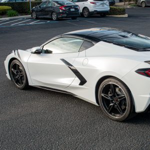 V3 Style Side Skirts - Matte Black (CORVETTE 20-24 C8)